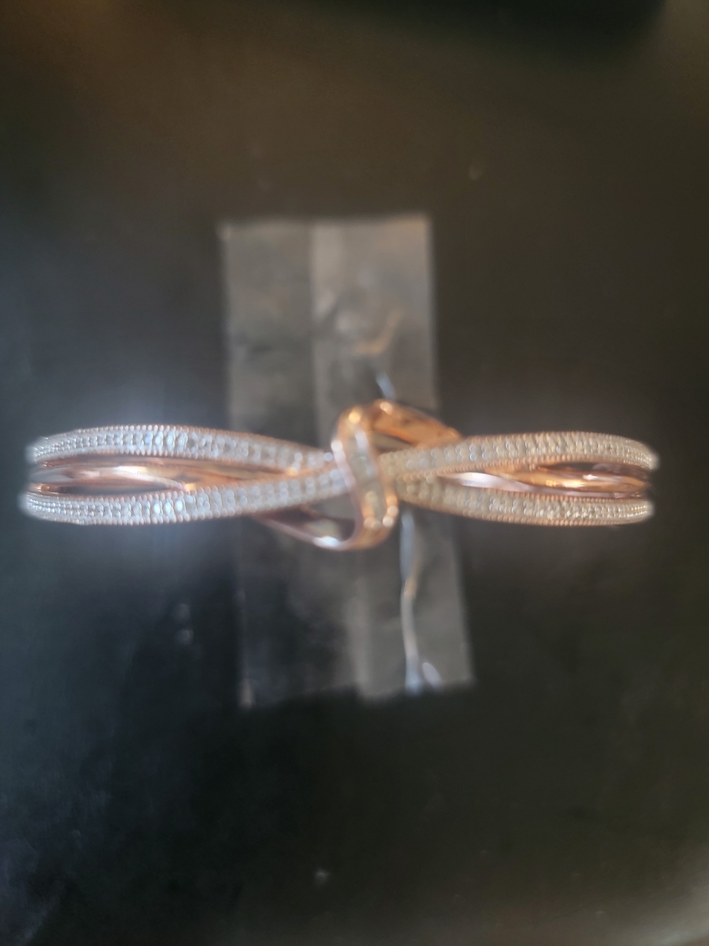 jcpenney Rose Gold and Silver Knot Bracelet
